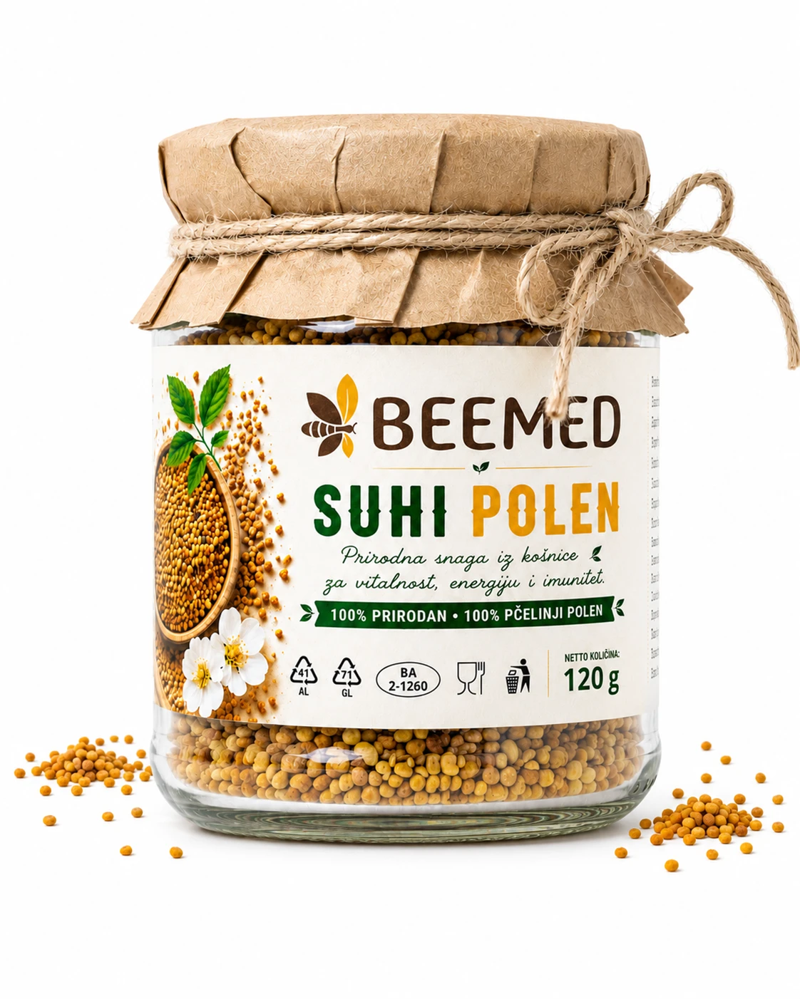Polen suhi u zrnu 120g Polen suhi u zrnu 120g - Image 1