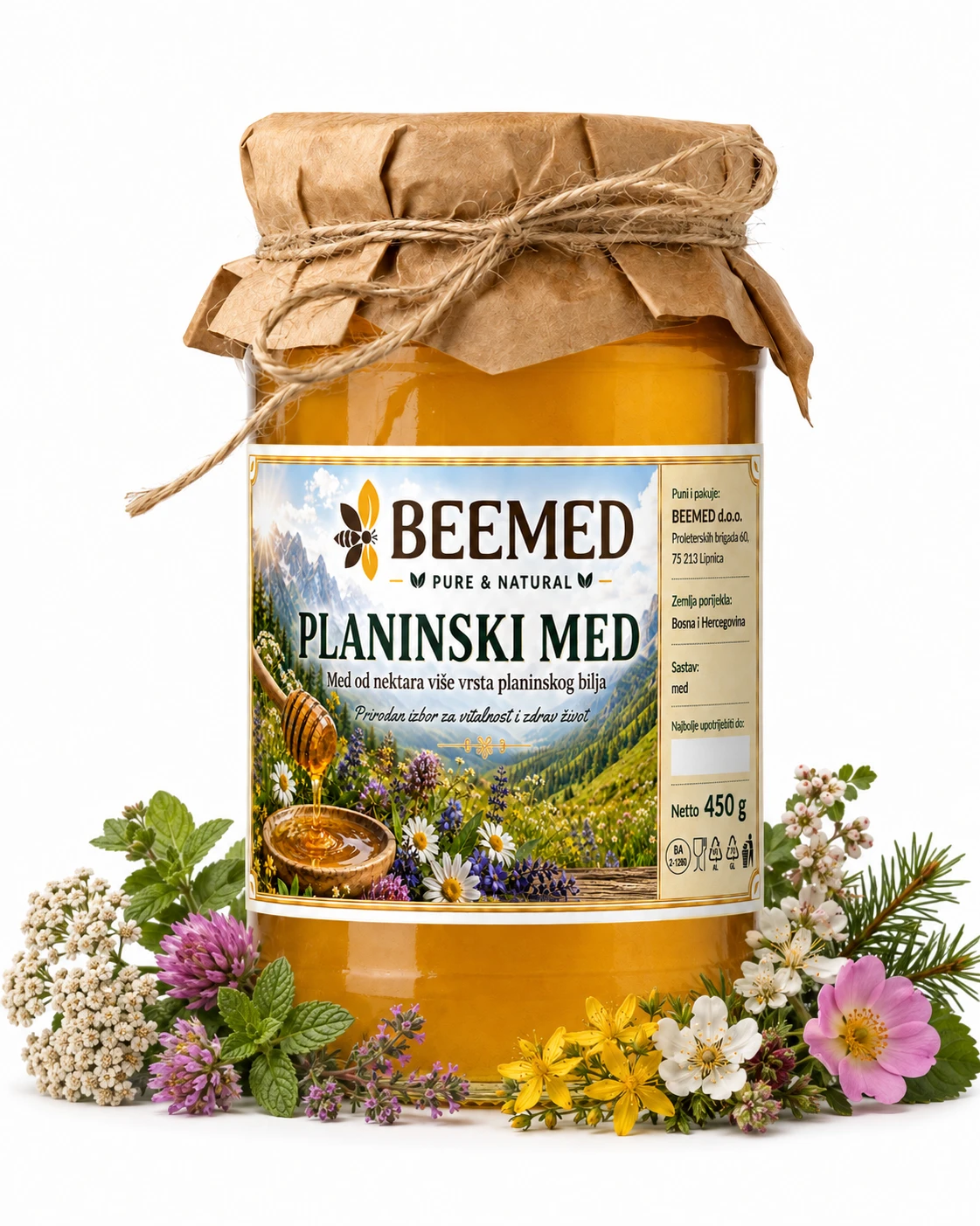 Planinski med 450g-2 Planinski med 450g - Image 1